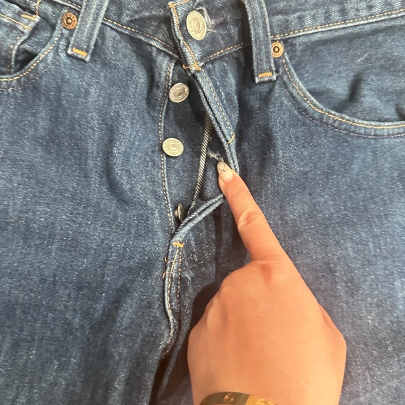 Men’s Levi’s 502 jeans super low button fly 31W X 30L - Picture 3 of 8